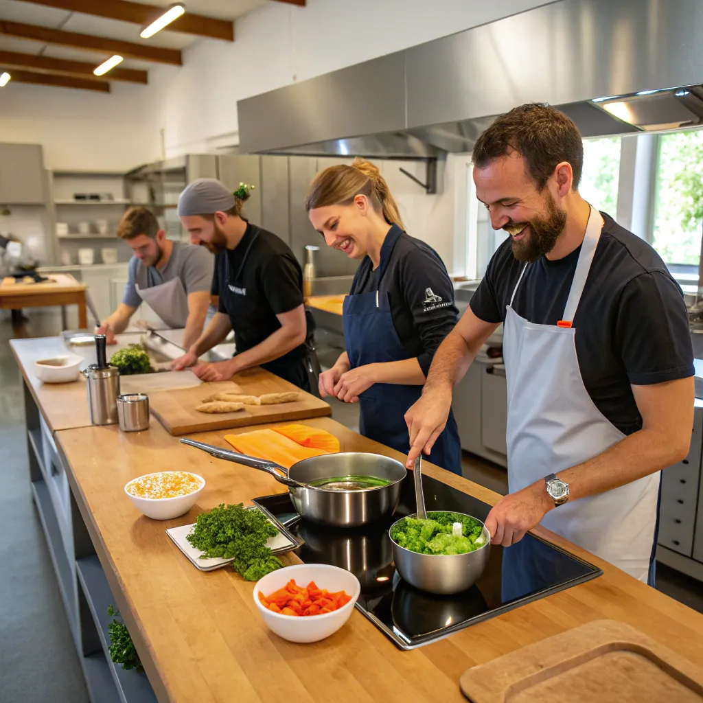 Valnorithax Team Cooking together